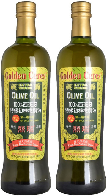 BIOES 囍瑞 1st Cold Pressed Extra Virgin 100% 冷壓特級初榨純橄欖油, 750ml, 2瓶