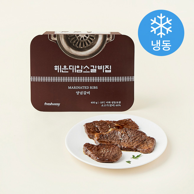 해운대암소갈비집 양념갈비 (냉동), 400g, 1개
