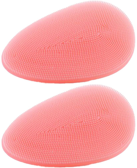 실리콘 뷰티 모공 클렌징브러쉬 NC_01_03, 핑크, 2개