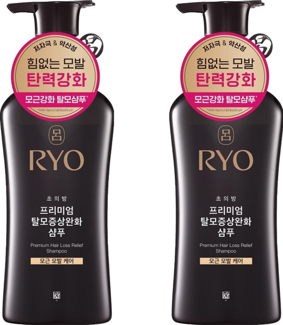 RYO 呂 草醫房 髮根毛髮護理 緩解掉髮症狀洗髮精, 2個, 490ml