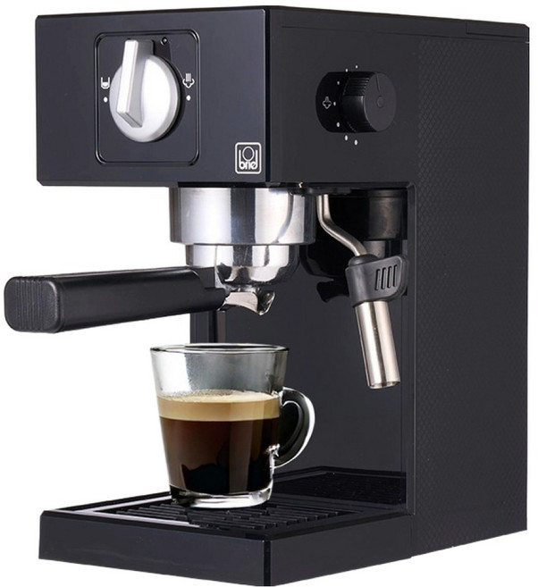 briel 에스프레소 반자동 커피머신, A1, 블랙