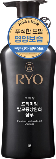 려 초의방 프리미엄 탈모증상완화 샴푸, 490ml, 1개