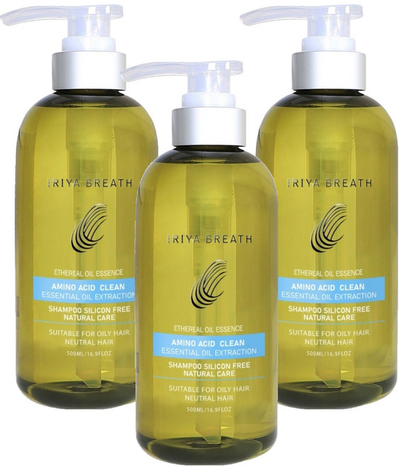 IRIYA BREATH 伊麗雅 植萃豐盈育髮洗髮精, 3個, 500ml