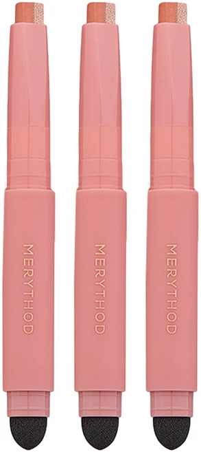 메리쏘드 투톤 아이섀도우, 04 스탈릿코랄, 3개 - 쿠팡