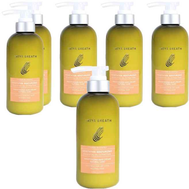 IRIYA BREATH 伊麗雅 植萃保濕潤髮乳, 6個, 500ml