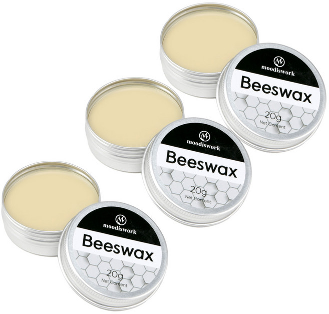Moodiswork 蜂蠟木蠟 20g, 混合顏色, 3個