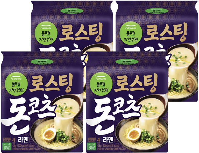 풀무원 로스팅 돈코츠 라멘, 16개