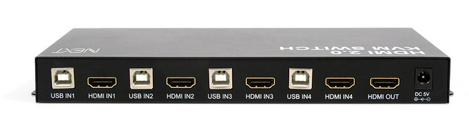 넥스트유 4Port USB KVM 스위치, NEXT-7004KVM-4K, 1개