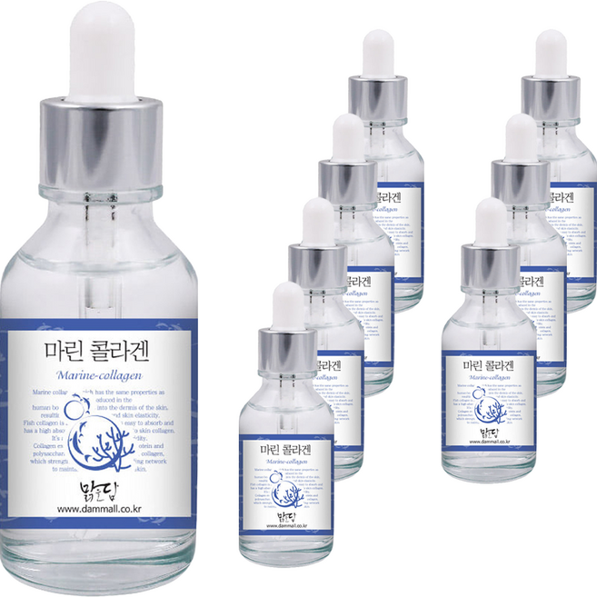 맑을담 마린 콜라겐 앰플, 30ml, 8개