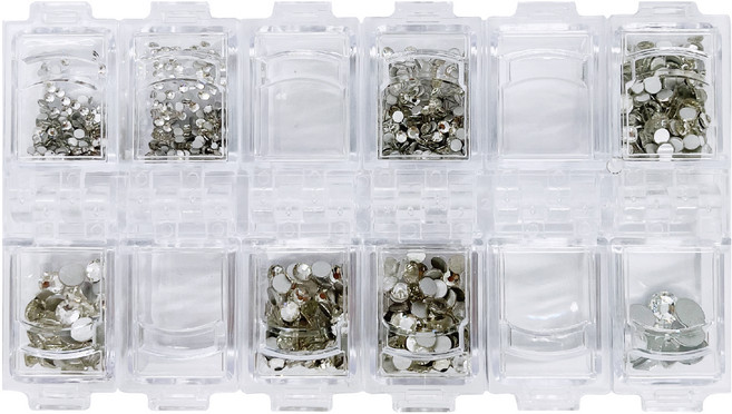 골드루쓰 크리스탈 클리어 스톤 1000p 세트, 평스톤, 1개