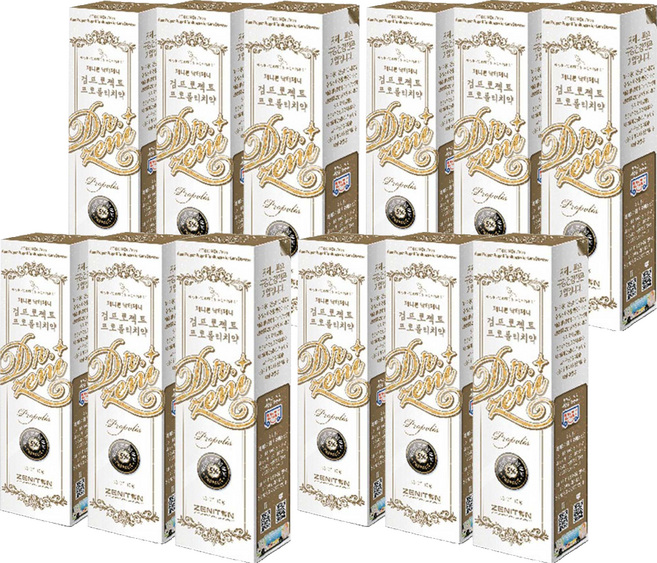 제니튼 검프로젝트 프로폴리 치약, 100g, 12개