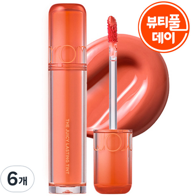 롬앤 더 쥬시 래스팅 틴트, 11 파파야 잼, 6개