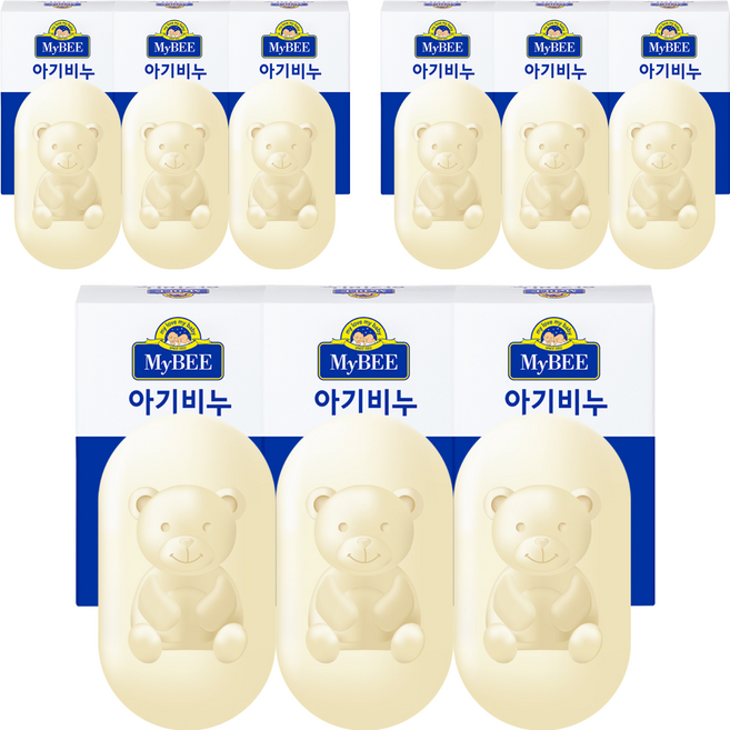 MyBEE 嬰兒皂, 100g, 9個
