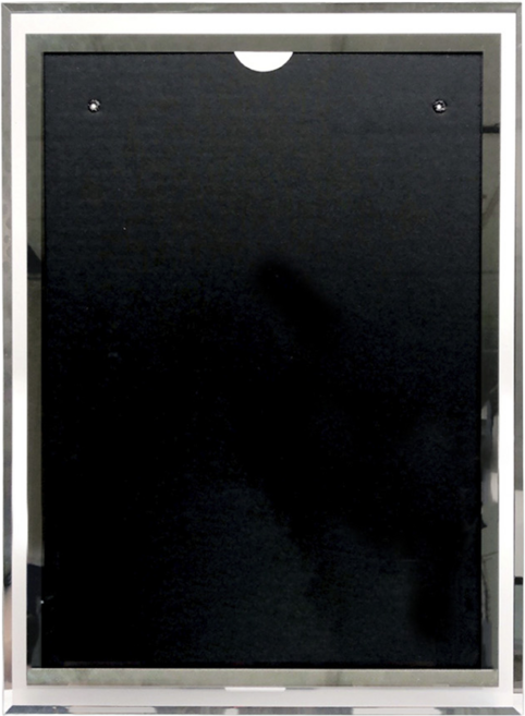 TRENY 玻璃A4獎狀證書相框 雙邊銀, 1個