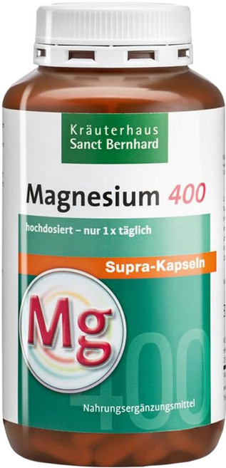 Sanct Bernhard 聖伯納德 鎂400毫克膠囊 758mg, 120顆, 1瓶