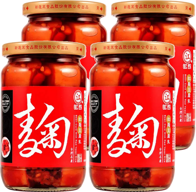 江記 紅麴豆腐乳, 380g, 4罐