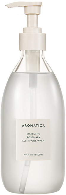 아로마티카 바이탈라이징 올인원 워시 로즈마리, 500ml, 1개