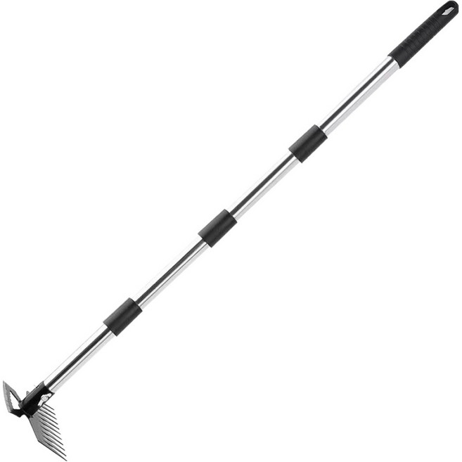 디펜즈만 서서작업하는 장대 잡초 제거 텃밭 곡괭이 갈퀴 호미, 1개