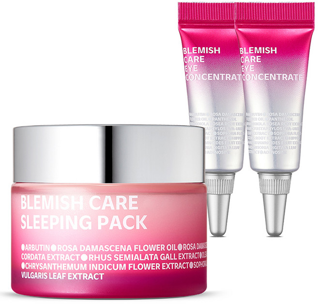 아이소이 블레미쉬 케어 슬리핑팩 50ml + 아이 컨센트레이트 3ml x 2p, 1세트