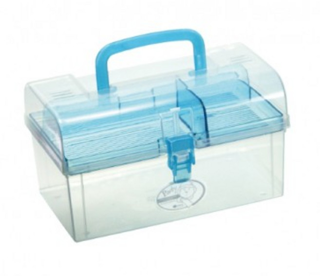 JUSKU 佳斯捷 糖果陽光收納箱/收納盒/置物盒/工具箱 藍色, 1個
