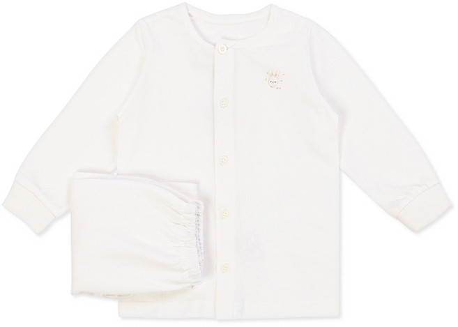 ORGANICMOM 新生兒用 Rebetto 長袖棉質內衣 MISL9B01