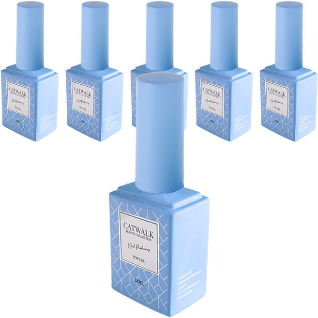캣워크 탑 젤, 6개, 18ml