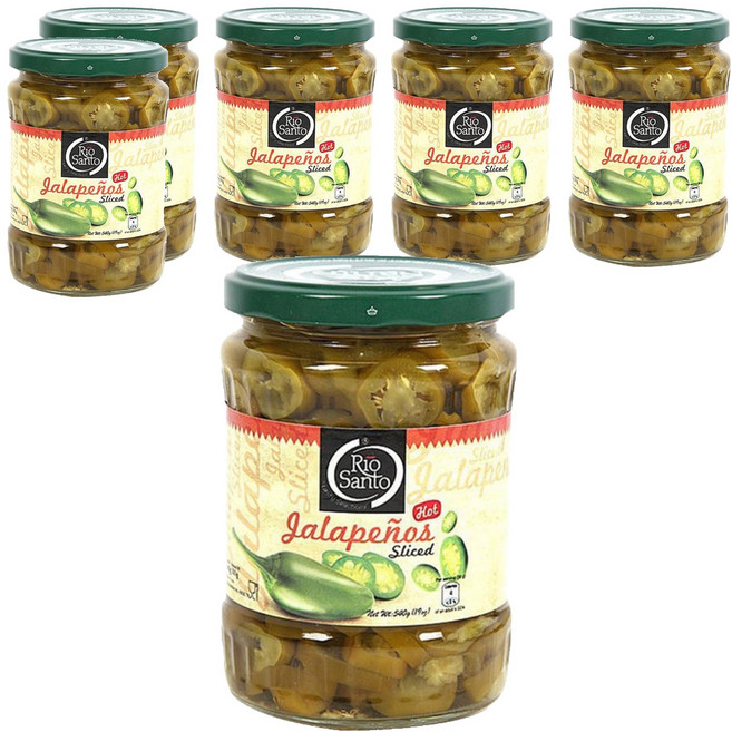 리오산토 할라피뇨 슬라이스, 540g, 6개