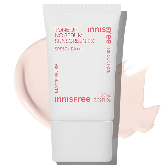 이니스프리 톤업 노세범 선스크린 EX SPF50+ PA++++, 60ml, 1개 - 쿠팡