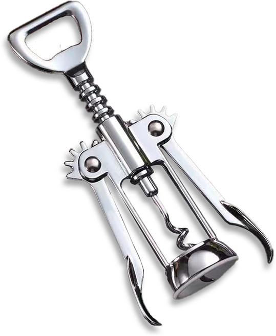 해피무드 편리한 와인오프너 병따개, 혼합색상, 1개