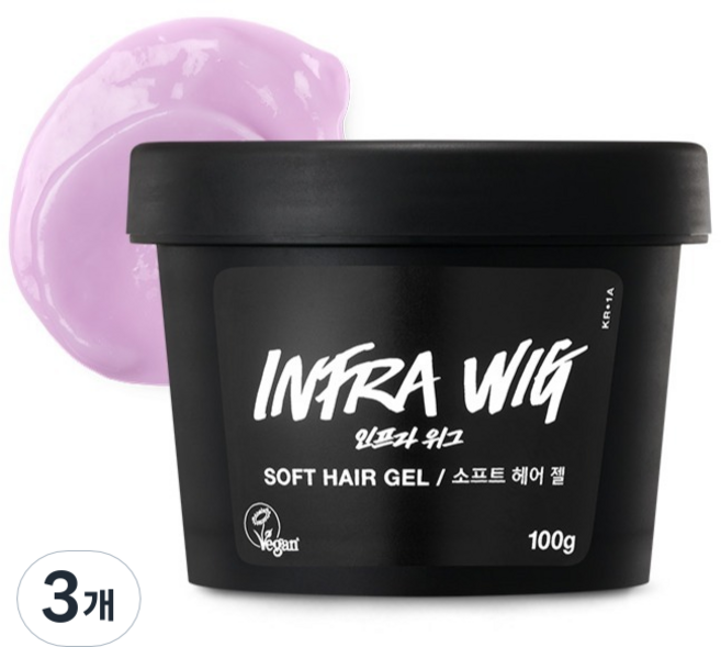 러쉬 인프라 위그 소프트 헤어 젤, 100g, 3개