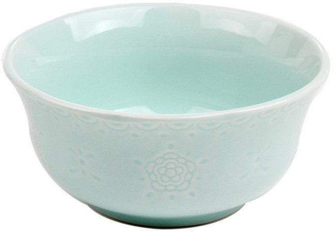 블룸엣홈 쉐비로즈 대접, 민트, 1개