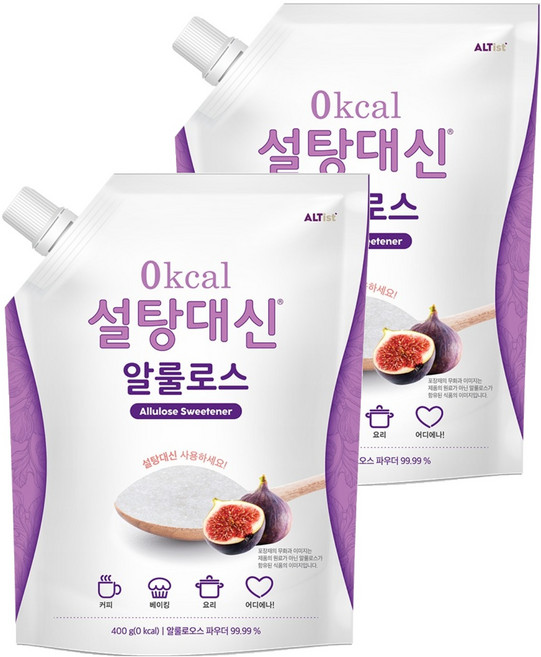 설탕대신 알룰로스, 400g, 2개
