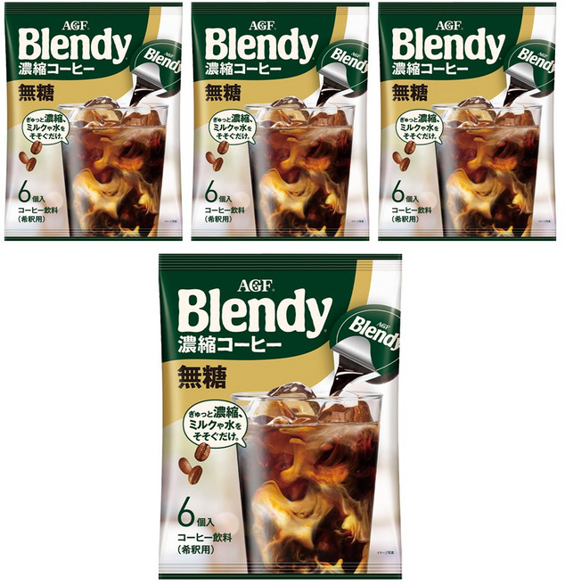 블랜디 포션커피 블랙, 18g, 6개입, 4개