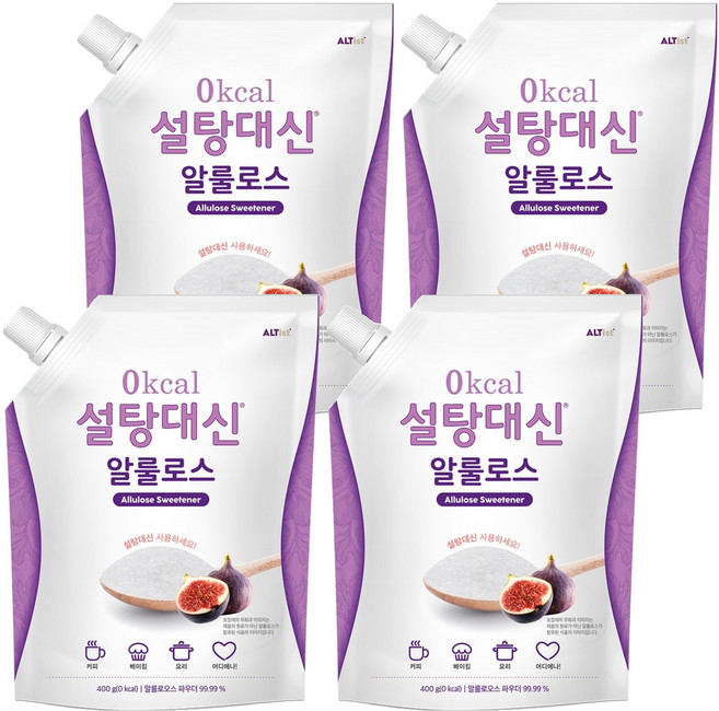 SEOLTANGDAESIN 阿洛酮糖, 400g, 4包