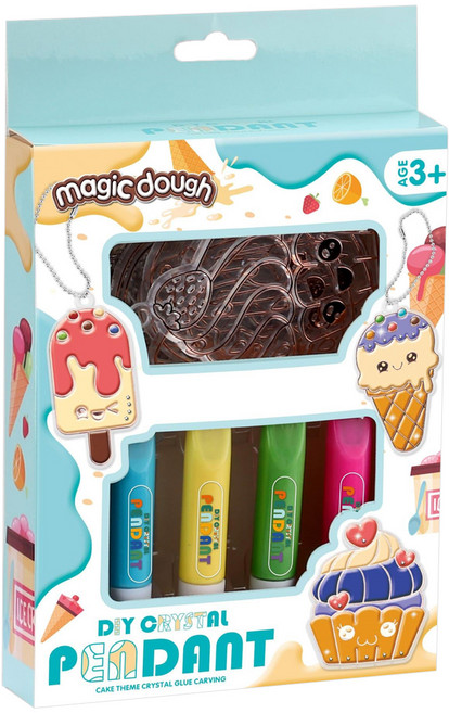 love color 樂彩森林 DIY塗色吊飾 甜點冰淇淋 3歲以上, 甜點冰淇淋 多色, 1盒