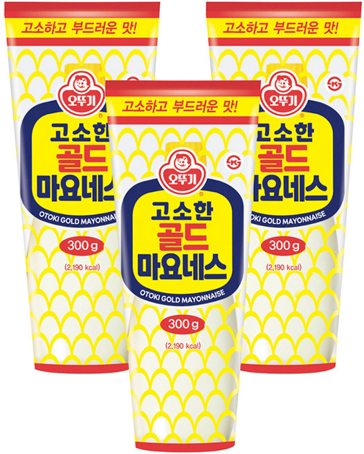 오뚜기 골드 마요네스, 300g, 3개