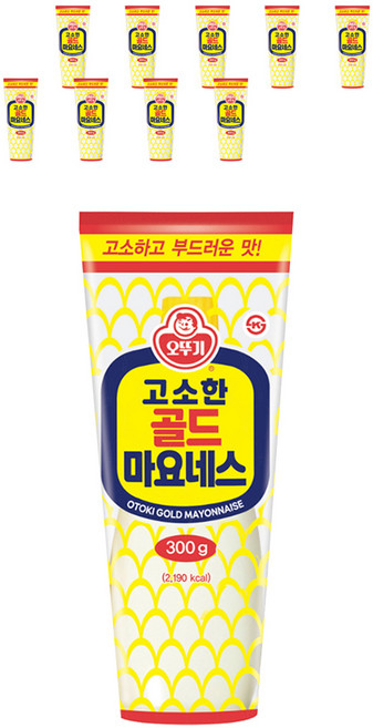 오뚜기 골드 마요네스, 300g, 10개