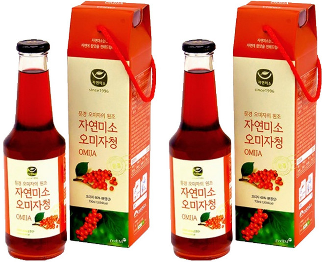 자연미소 오미자청, 700ml, 1개입, 2개