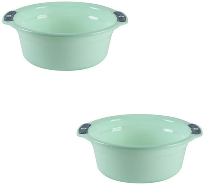 더자카 모던 심플 세면대야 M, 민트, 2개