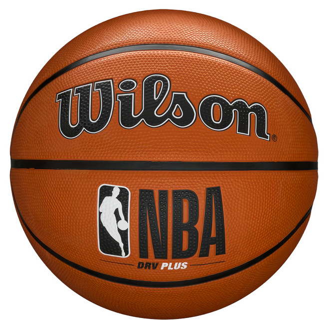 Wilson NBA DRV 系列 PLUS 橡膠 籃球, WTB9200XB07, 1個