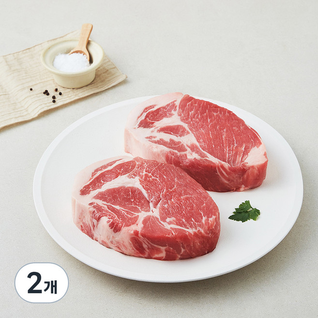 고급진 캐나다산 목살 보쌈용 (냉장), 2개, 1kg