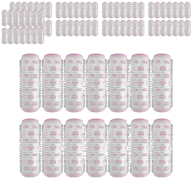 다크니스 열선 헤어롤 소 14개입, 혼합 색상, 6세트