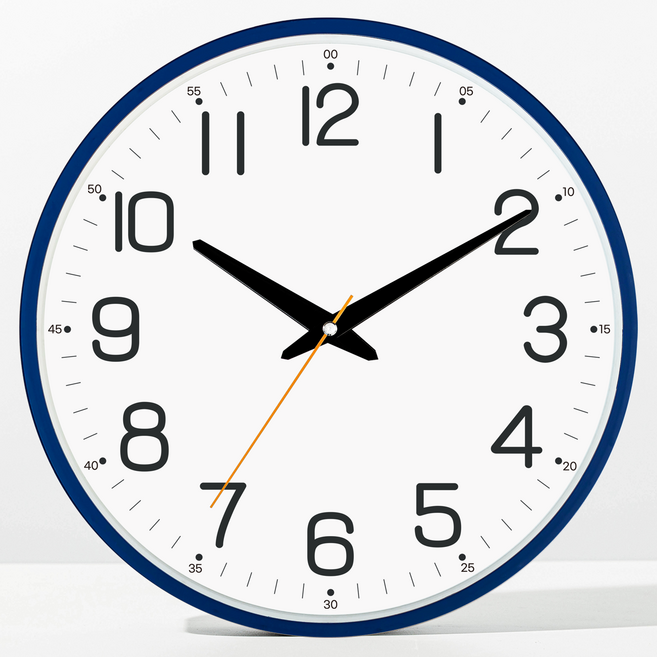 메르헨몬드 국산 마스터 인테리어 무소음 벽시계 30.5cm, 네이비