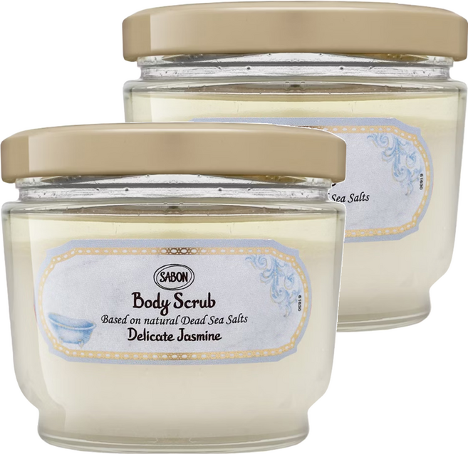 SABON 身體磨砂膏 茉莉花語, 600g, 2罐