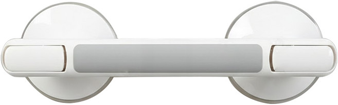 ZIPJOY 浴室吸盤式安全防滑扶手/無障礙安全把手/玻璃門防滑扶手 白色, 1個