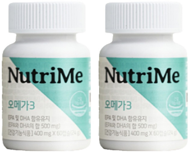 뉴트리미 오메가3 24g, 60정, 2개