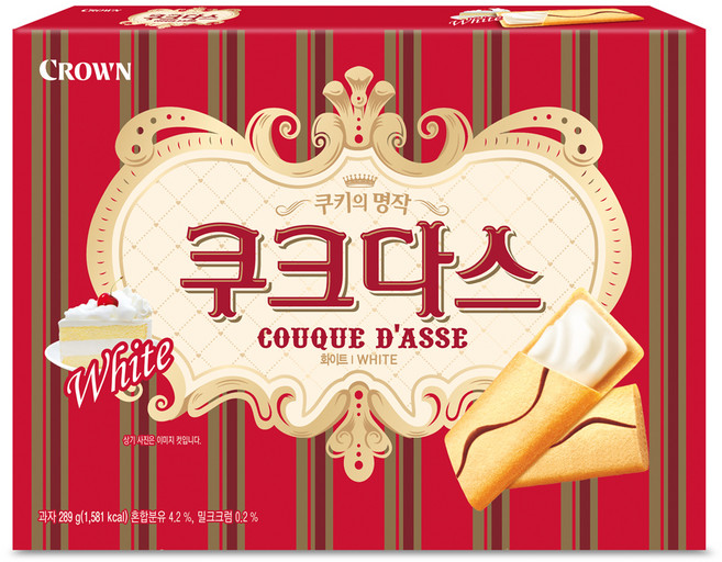 쿠크다스 화이트, 289g, 1개