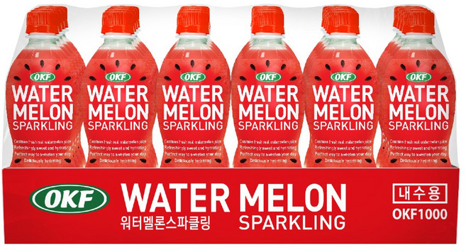 오케이에프 워터멜론스파클링 음료, 500ml, 24개