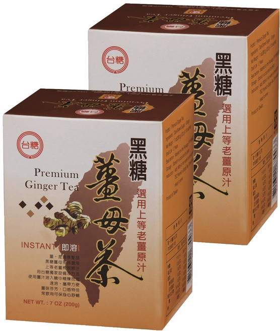 台糖 黑糖薑母茶, 20g, 10包, 2盒