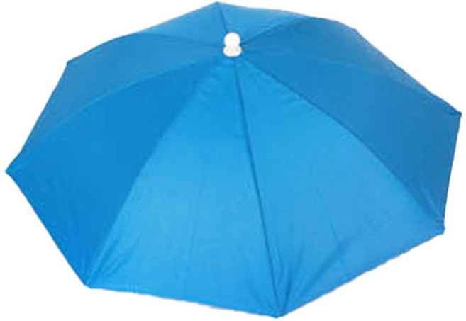 다매다매 머리에 쓰는 모자우산 1단, 딥블루